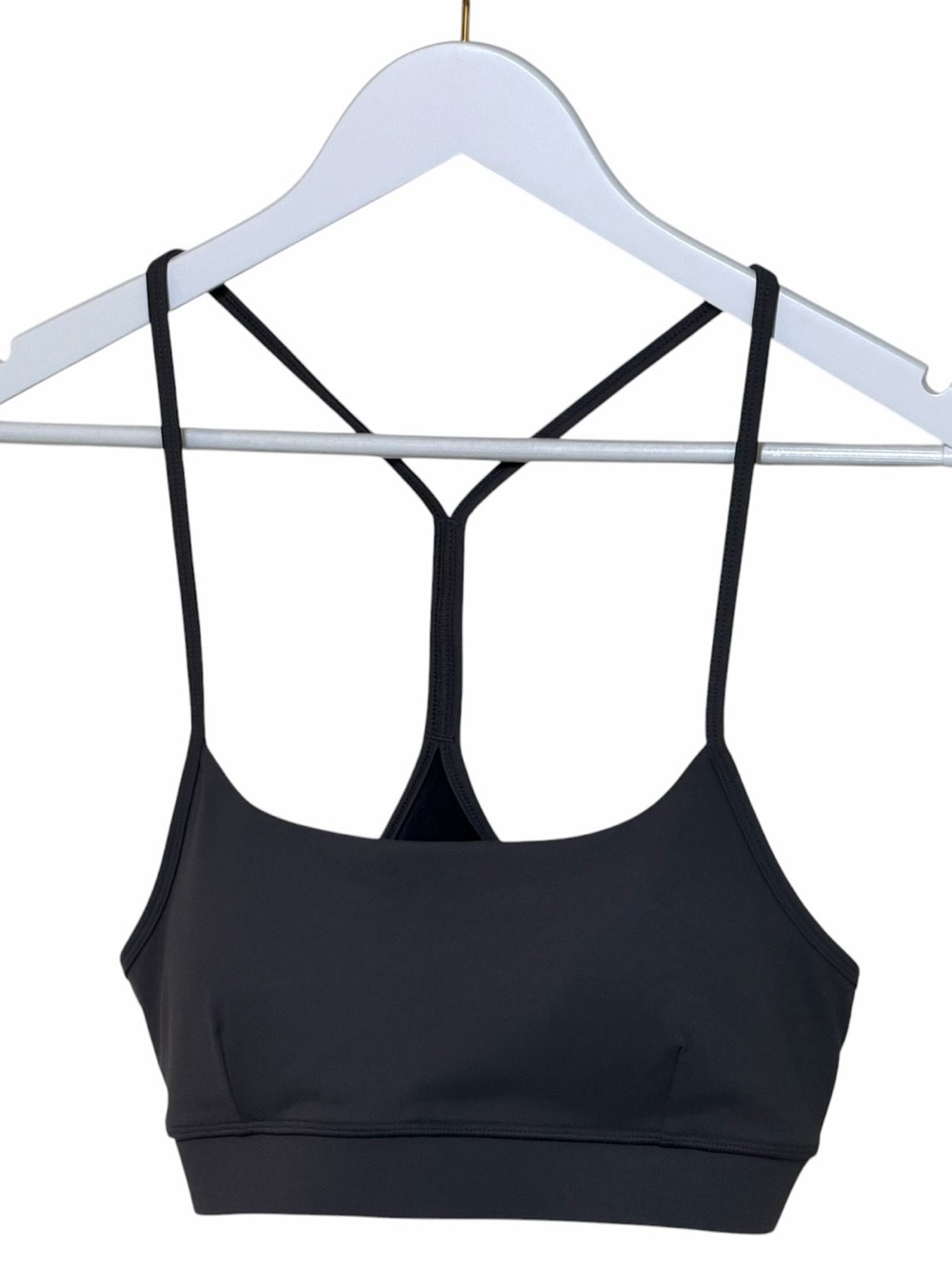 manduka Black Strappy Racerback Sports Bralette- Medium NWT